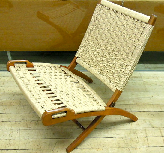 Hans Wegner Rope chair re-corded